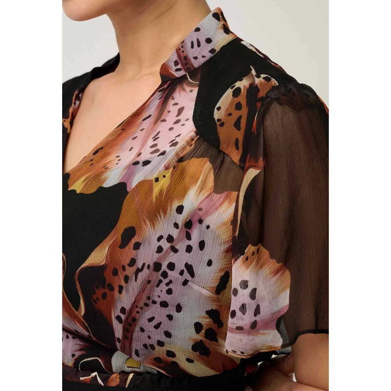 OnceWas Ceres Sheer Chiffon Dress image number 2